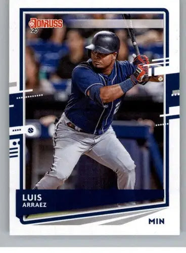 2020 Donruss Luis Arraez NM-MT baseball card with original gloss Twins collectible