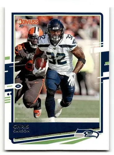 2020 Donruss #223 Chris Carson Seattle Seahawks Football Cards NM Ne ID:55792 - Football Card Single