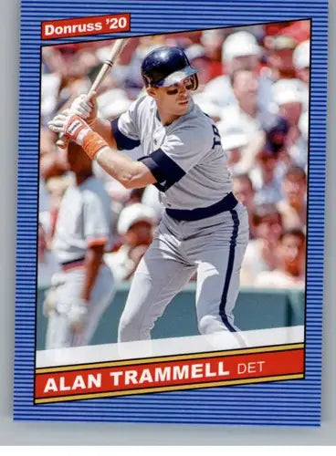 2020 Donruss Alan Trammell baseball card with original gloss, NM-MT condition