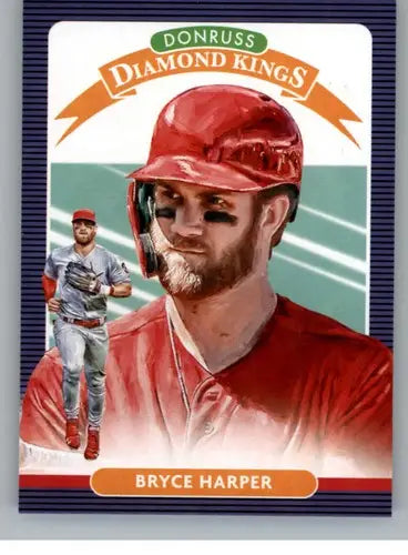 2020 Donruss Bryce Harper baseball card with original gloss featuring Simply Sandoval