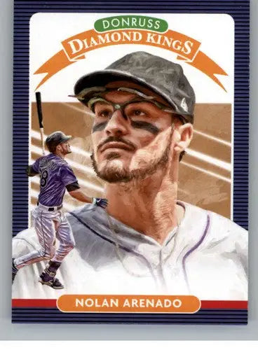 Original gloss Nolan Arenado baseball card 2020 Donruss NM-MT Rockies