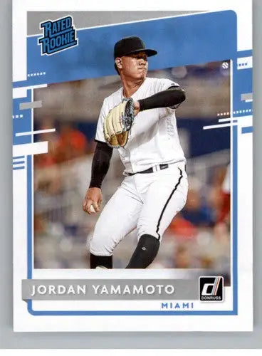 2020 Donruss #35 Jordan Yamamoto NM-MT RC Rookie Marlins ID:28197 - Baseball Card Single