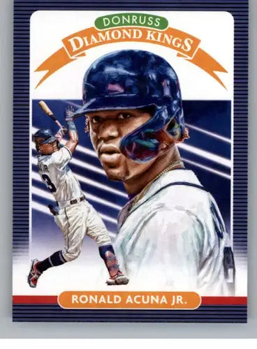 2020 Donruss Ronald Acuna Jr. baseball card with original gloss, Braves collectible