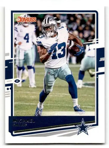 2020 Donruss #84 Michael Gallup Dallas Cowboys Football Cards NM Nea ID:55788 - Football Card Single