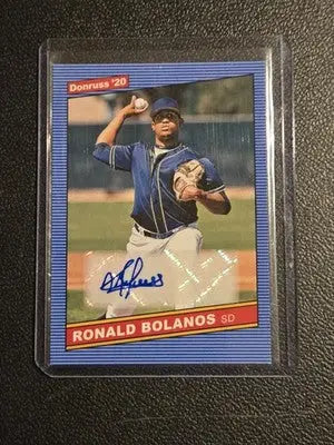 2020 Donruss #86S-RB Ronald Bolanos Retro 1986 Signatures - Baseball Card Single