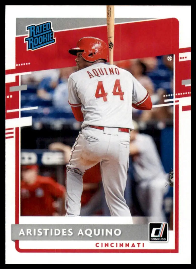 2020 Donruss Aristides Aquino RC 39 Cincinnati Reds NM - Baseball Card Single