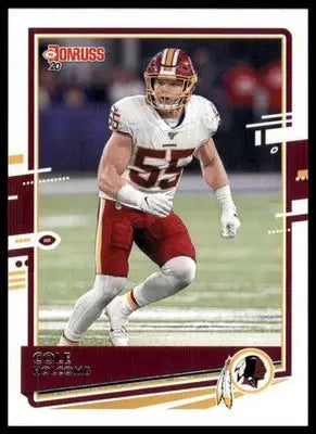 2020 Donruss Cole Holcomb 242 Washington Redskins - Football Card Single
