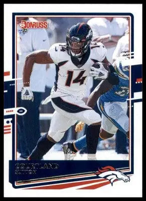 2020 Donruss Courtland Sutton 92 Denver Broncos - Football Card Single