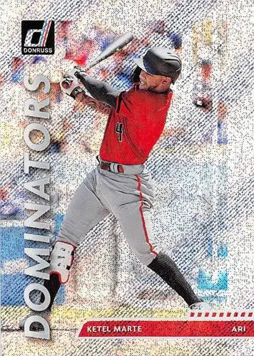 2020 Donruss Dominators Rapture #9 Ketel Marte NM-MT Diamondbacks - Baseball Card Single