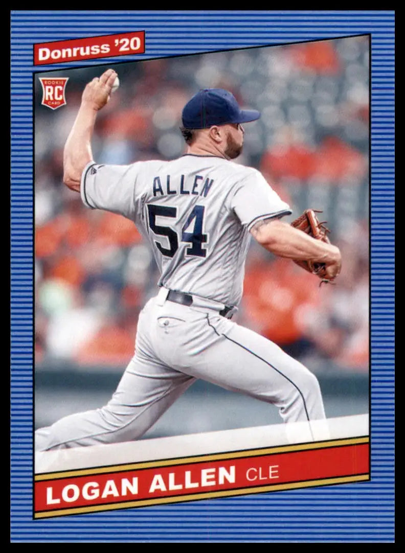 2020 Donruss - Holo Blue #1-250 Complete Your Set You Pick Choose MLB Near Mint - 243 Logan Allen - Baseball Card Single