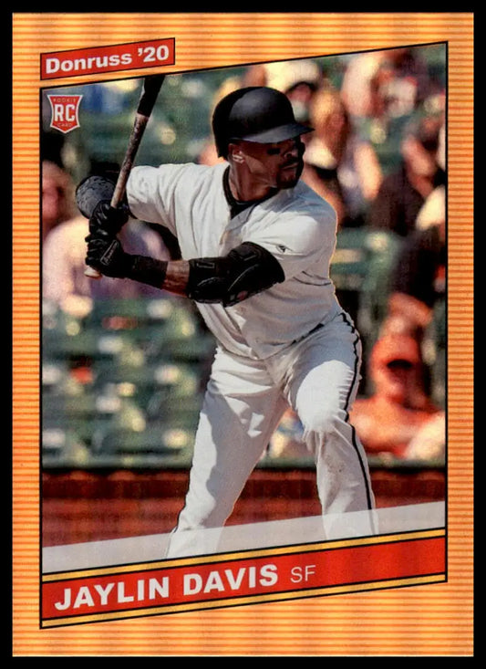 2020 Donruss - Holo Orange Jaylin Davis 245 San Francisco Giants Baseball NM - Baseball Card Single
