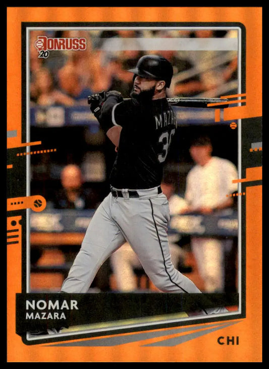 2020 Donruss - Holo Orange Nomar Mazara 130 Chicago White Sox Baseball NM - Baseball Card Single