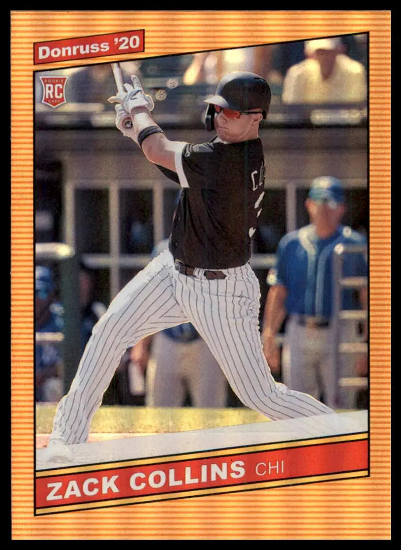 2020 Donruss - Holo Orange Variation Zack Collins 247 Chicago White Sox NM - Baseball Card Single