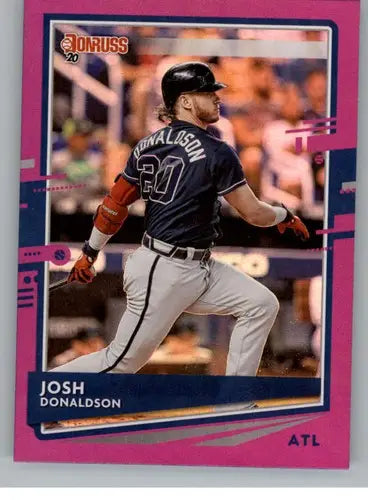 2020 Donruss Holo Purple Josh Donaldson baseball card with original gloss from Donruss Holo