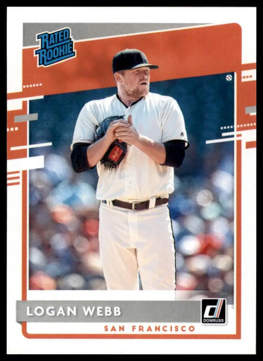 2020 Donruss Logan Webb RC 50 San Francisco Giants NM - Baseball Card Single