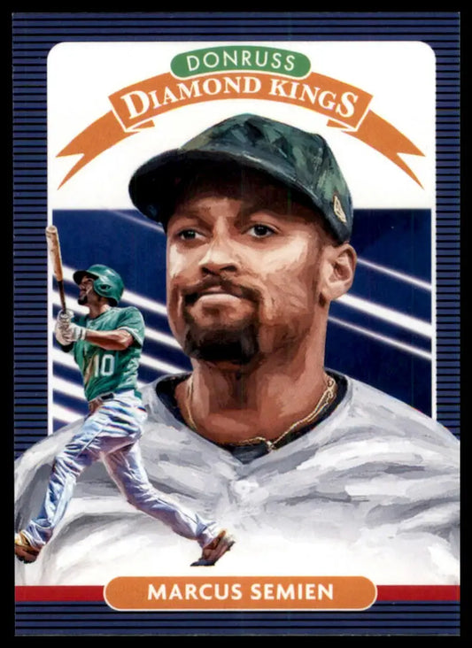 2020 Donruss Marcus Semien 10 Oakland Athletics NM - Baseball Card Single