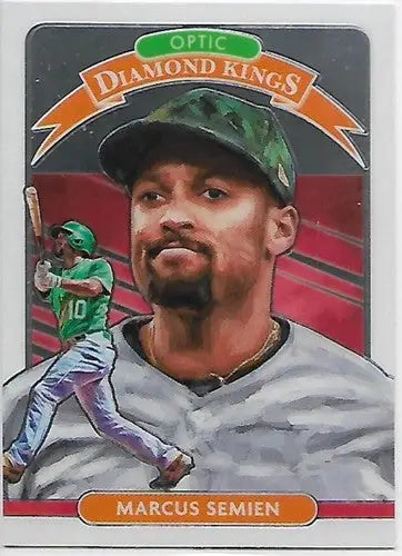 2020 Donruss Optic Marcus Semien baseball card with original gloss NM-MT