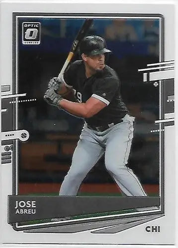 Jose Abreu baseball card from 2020 Donruss Optic with original gloss White Sox