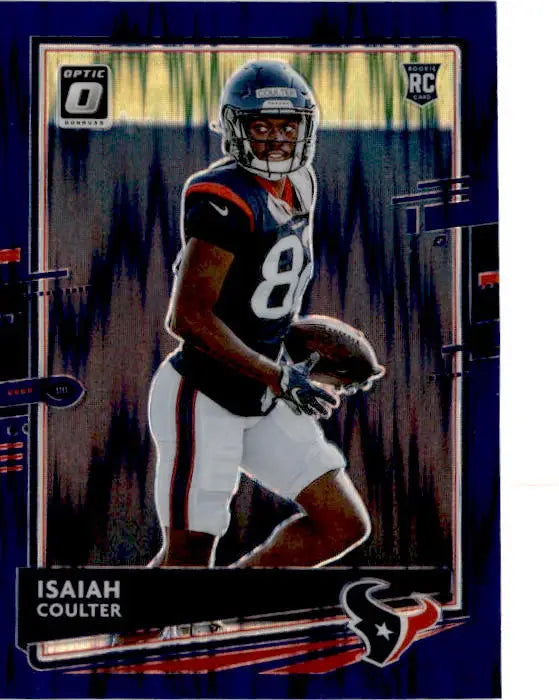 2020 Donruss Optic #132 Isaiah Coulter Purple Shock - Football Card Single