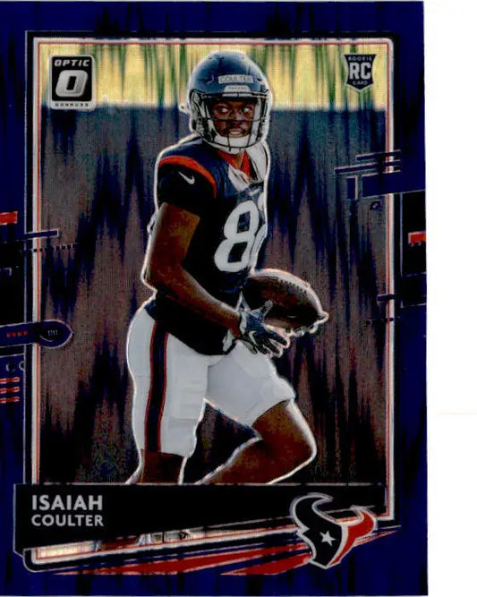 2020 Donruss Optic #132 Isaiah Coulter Purple Shock - Football Card Single