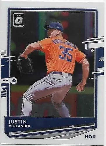 2020 Donruss Optic #157 Justin Verlander NM-MT Astros ID:28598 - Baseball Card Single