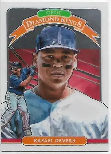 2020 Donruss Optic Rafael Devers baseball card with original gloss Red Sox NM-MT