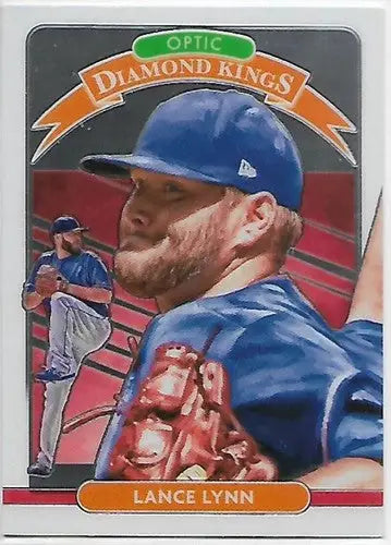 Lance Lynn Baseball Card from 2020 Donruss Optic with original gloss Rangers
