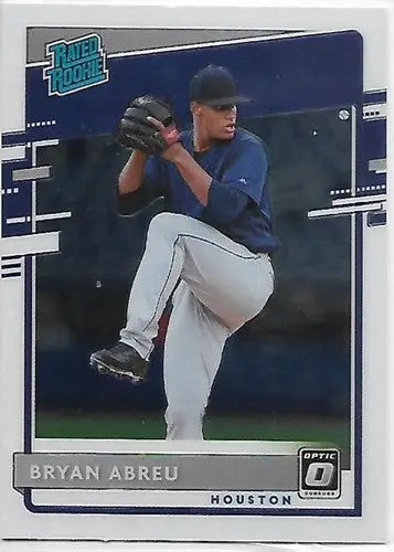 Donruss Optic Bryan Abreu baseball card with original gloss from 2020 Donruss Optic series
