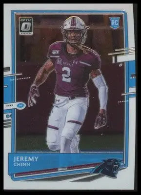 2020 Donruss Optic Jeremy Chinn RC 139 Carolina Panthers