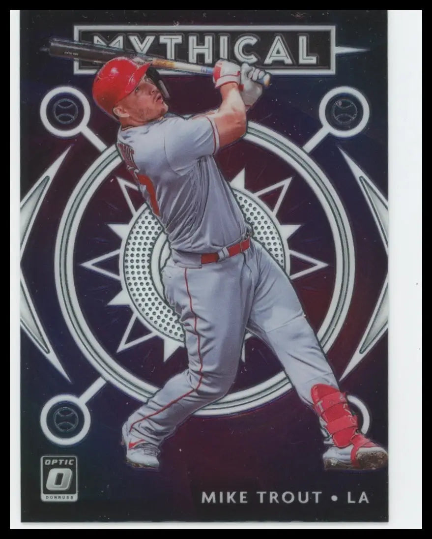 2020 Donruss Optic - Mythical Mike Trout M-4 Los Angeles Angels NM - Baseball Card Single