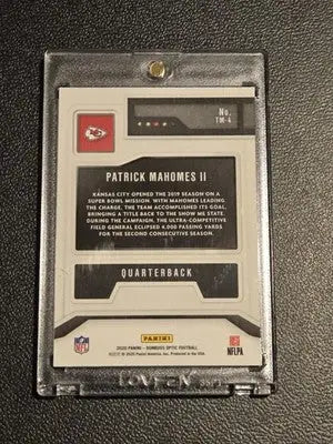 2020 Donruss Optic #TM-4 Patrick Mahomes II T-Minus 3...2...1 - Football Card Single