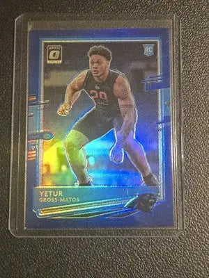 2020 Donruss #P-263 Yetur Gross-Matos Optic Preview Blue #/125 - Football Card Single
