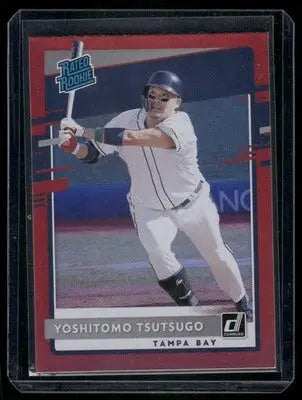 2020 Donruss Rated Rookie Yoshitomo Tsutsugo #263 Red Baseball - Baseball Card Single