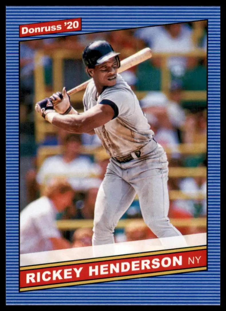2020 Donruss Rickey Henderson 219 New York Yankees NM - Baseball Card Single