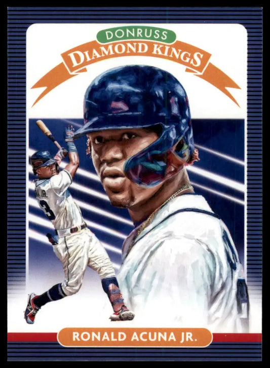 2020 Donruss Ronald Acuna Jr. 8 Atlanta Braves NM - Baseball Card Single