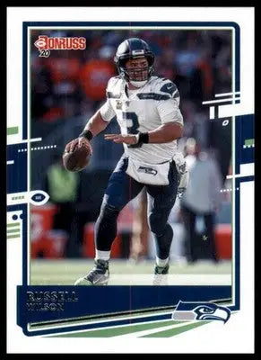 2020 Donruss Russell Wilson 222 Seattle Seahawks - Football Card Single