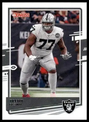 2020 Donruss Trent Brown 202 Las Vegas Raiders - Football Card Single