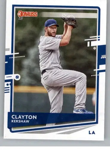 2020 Donruss Variations #118 Clayton Kershaw NM-MT Dodgers ID:27021 - Baseball Card Single