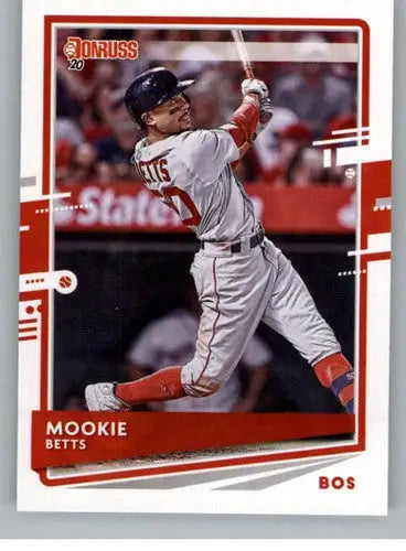 2020 Donruss Variations #77 Mookie Betts NM-MT Red Sox - Baseball Card Single