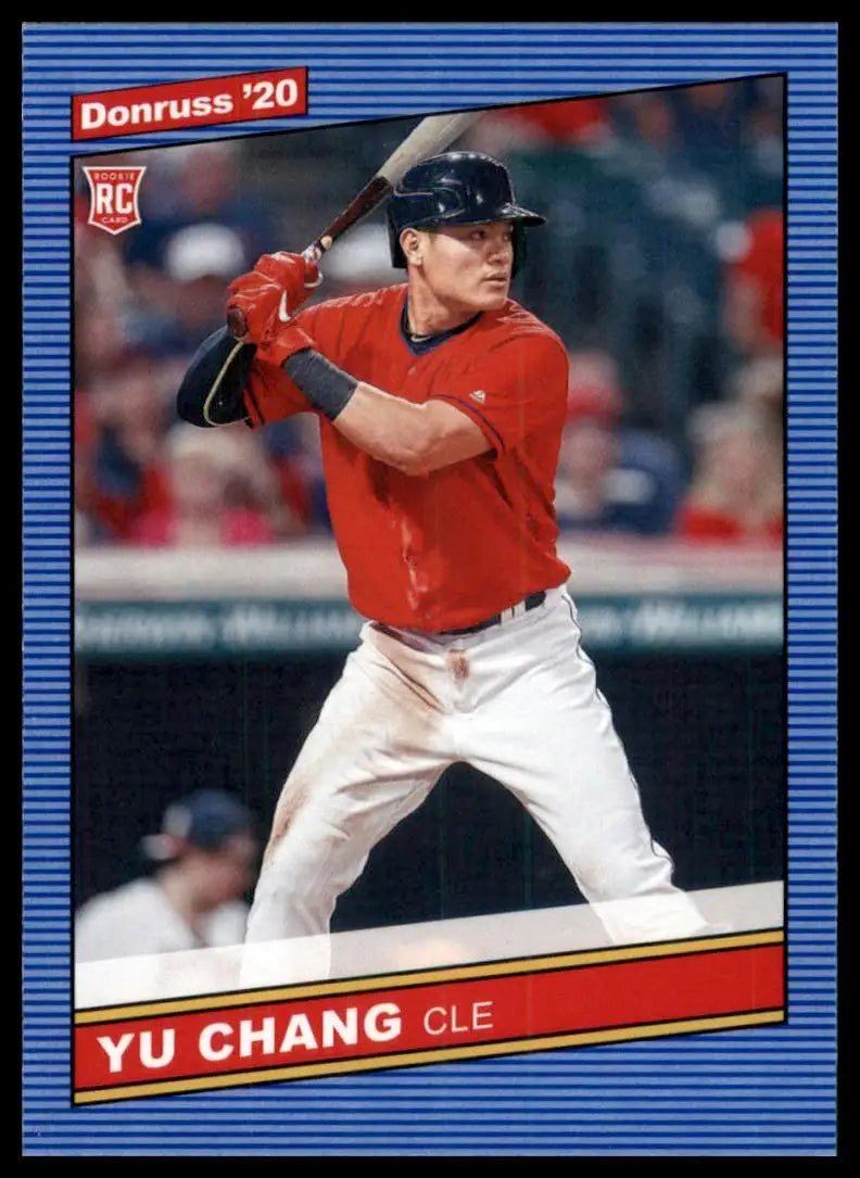 2020 Donruss Yu Chang RC 259 Cleveland Indians NM - Baseball Card Single