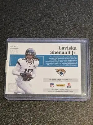 2020 Encased #RT-19 Laviska Shenault Jr. Rookie Triple Memorabilia Gold #/25 - Football Card Single