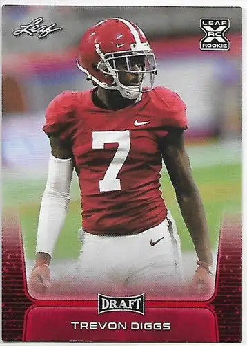 2020 Leaf Draft Red #57 Trevon Diggs NM-MT - Football Card Single