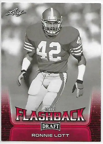 2020 Leaf Draft Red #97 Ronnie Lott NM-MT - Football Card Single