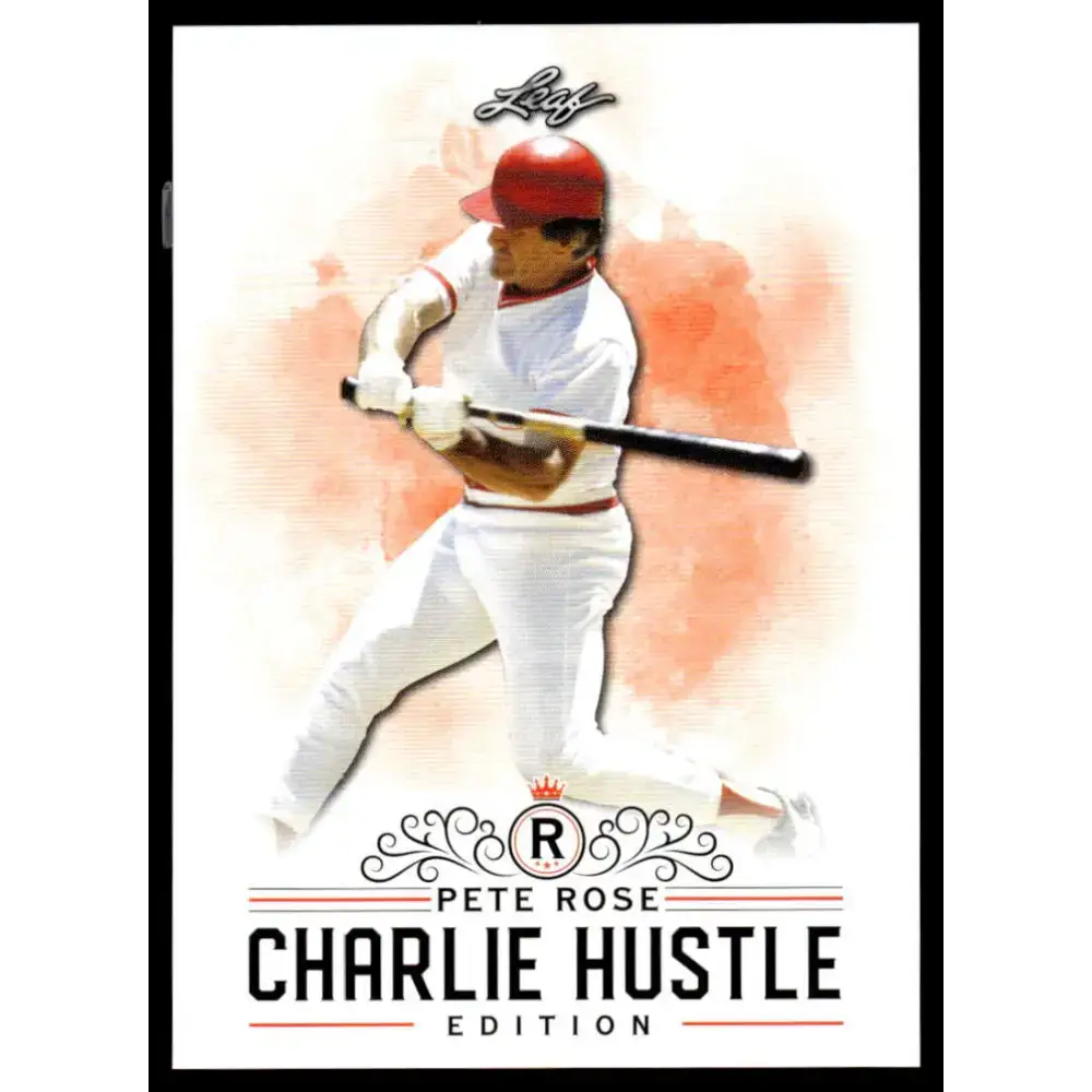 2020 Leaf Pete Rose Charlie Hustle #1 Pete Rose NM-MT Baseball Card - Baseball Card Single