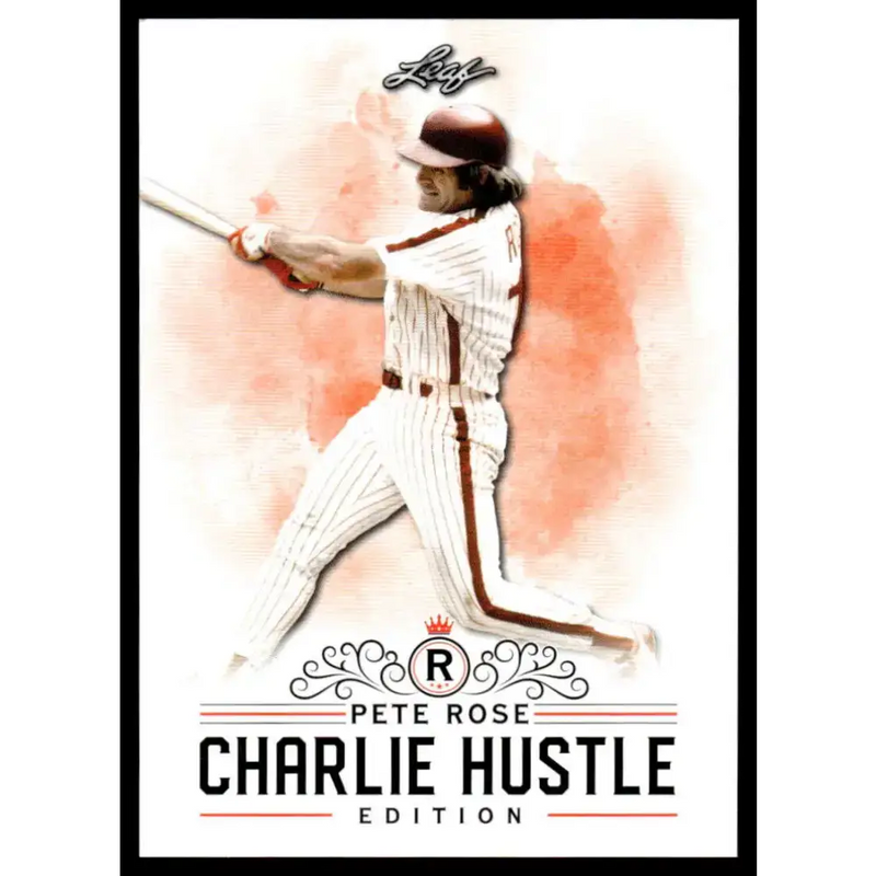 2020 Leaf Pete Rose Charlie Hustle #10 Pete Rose NM-MT Baseball Card - Baseball Card Single