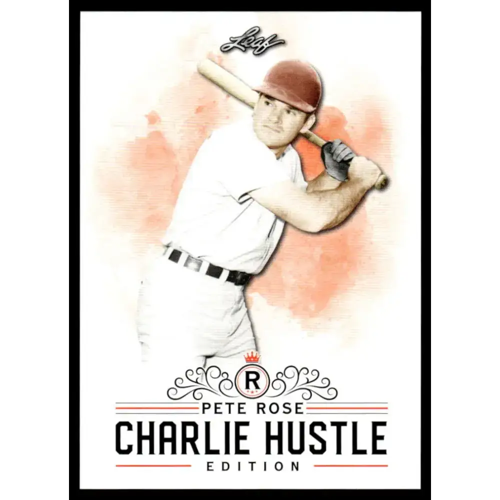 2020 Leaf Pete Rose Charlie Hustle #2 Pete Rose NM-MT Baseball Card - Baseball Card Single