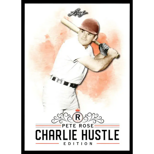 2020 Leaf Pete Rose Charlie Hustle #2 Pete Rose NM-MT Baseball Card - Baseball Card Single