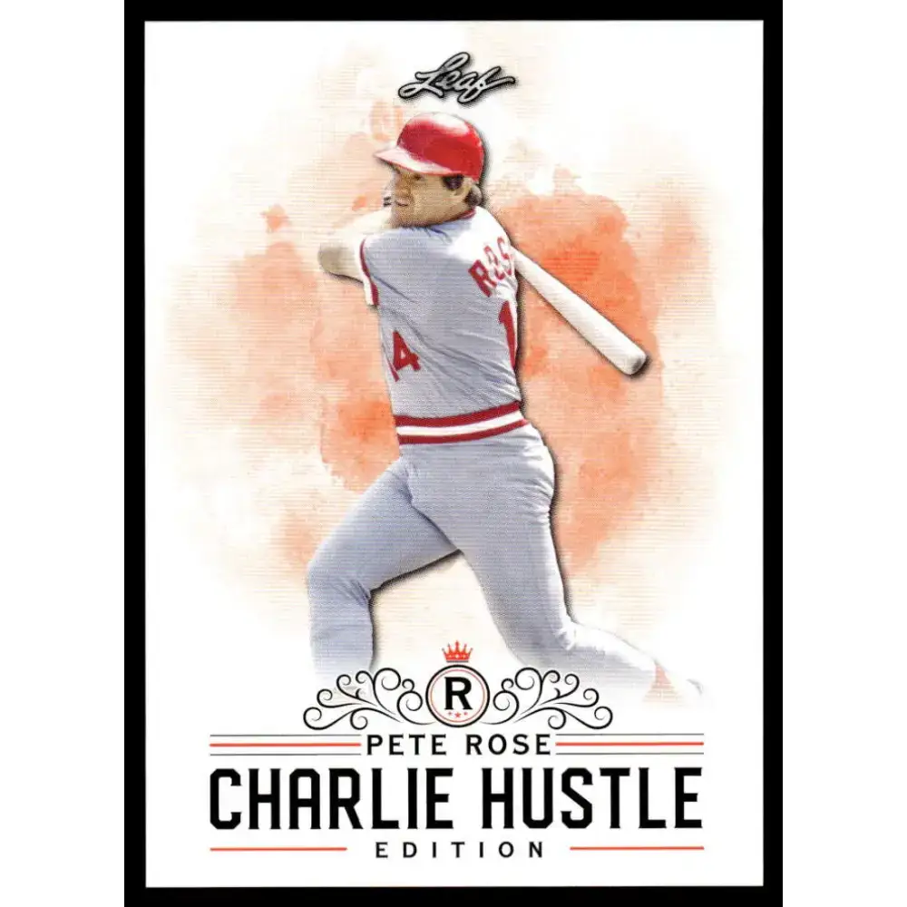 2020 Leaf Pete Rose Charlie Hustle #4 Pete Rose NM-MT Baseball Card - Baseball Card Single