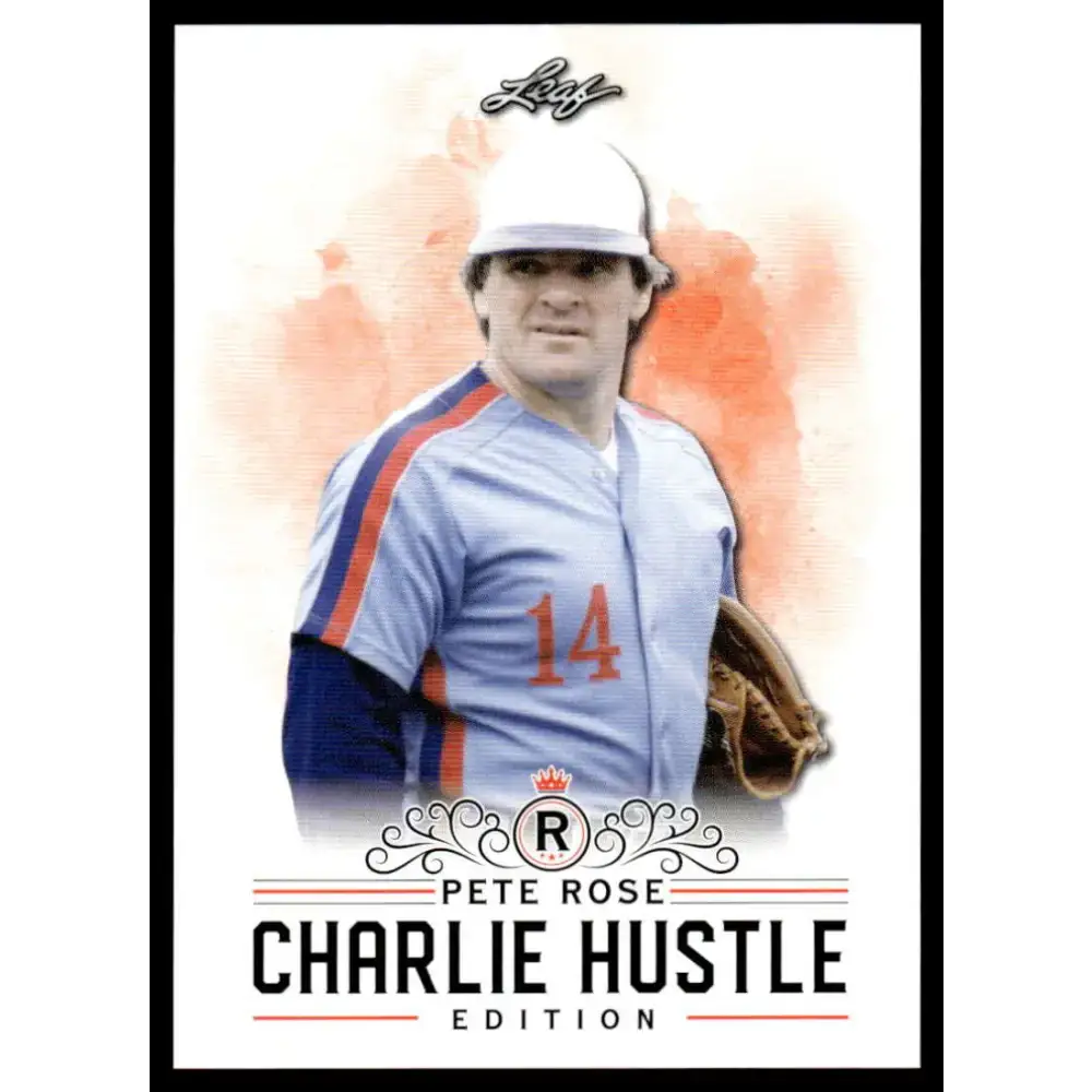 2020 Leaf Pete Rose Charlie Hustle #8 Pete Rose NM-MT Baseball Card - Baseball Card Single