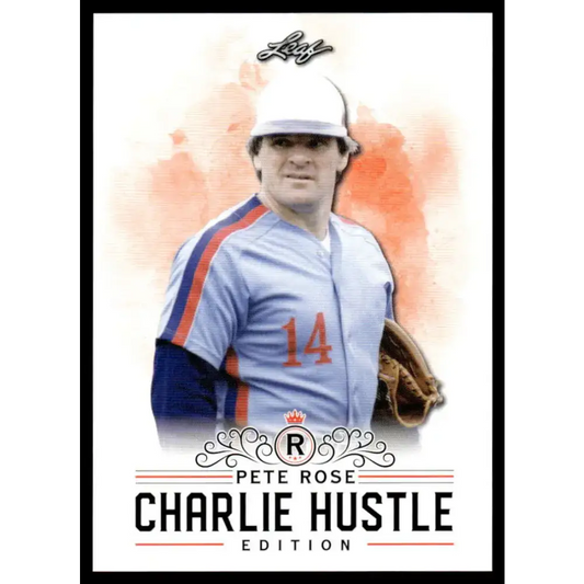 2020 Leaf Pete Rose Charlie Hustle #8 Pete Rose NM-MT Baseball Card - Baseball Card Single